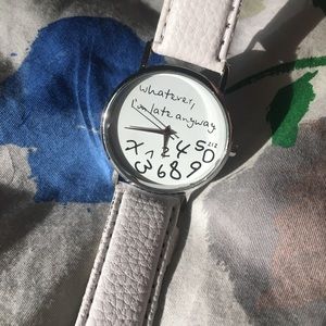 🌷NWT🌷Whatever, I’m Late Anyway Watch